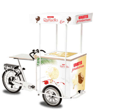 Fahrrad mit gratis Ferrero Eis
