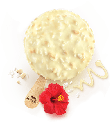 Raffaello Eis mit Zutaten