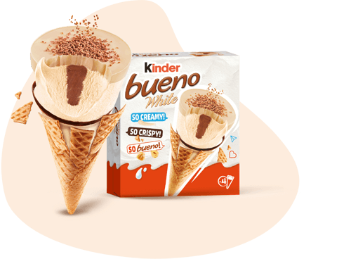kinder white bueno Eis