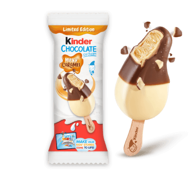kinder Schokolade Milky Caramel 1er Pack