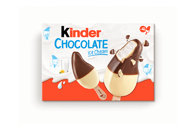 4er-Packung kinder Schokolade Eis