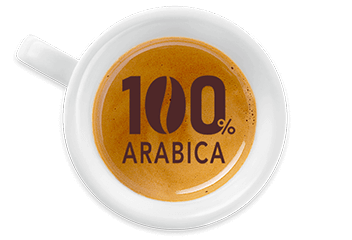 100% Arabica Bohnen
