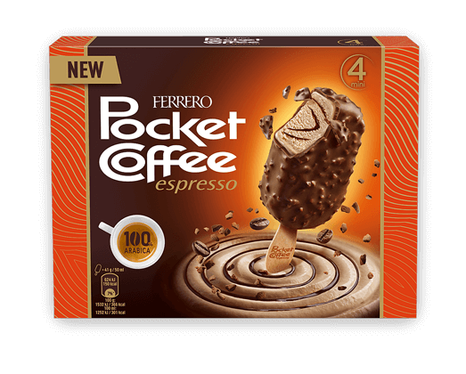 Coffee Pocket Eis Packung
