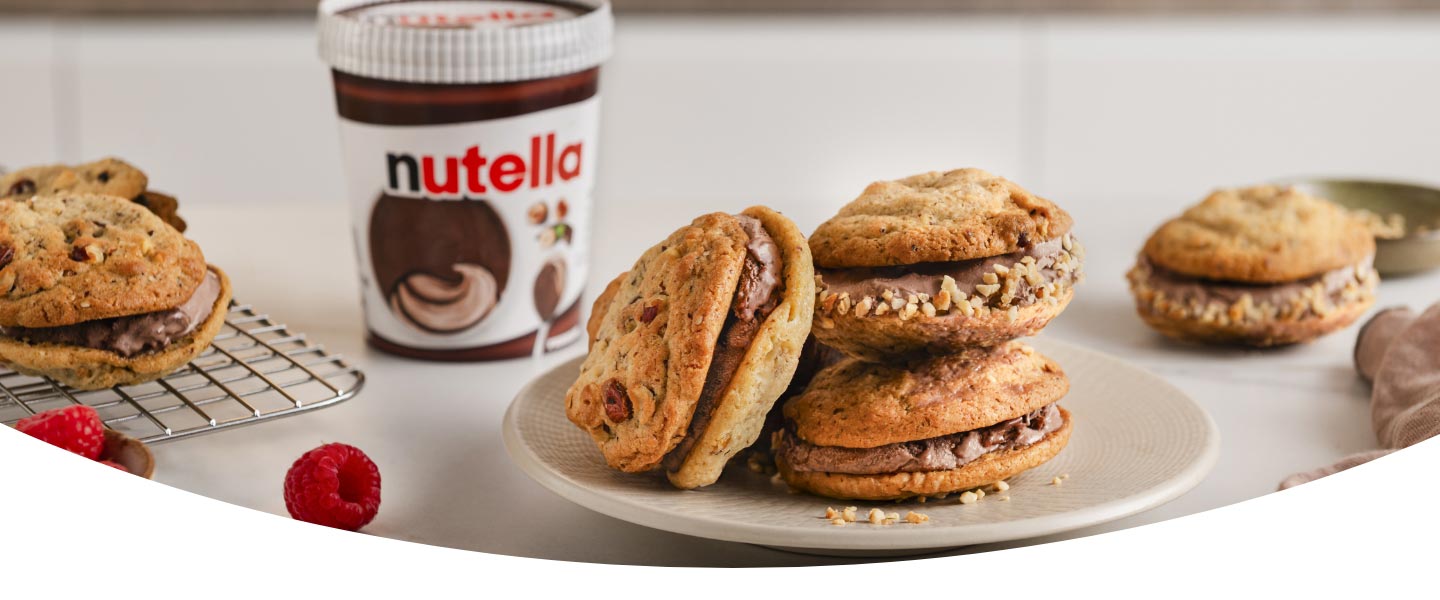 Bild von Nutella Eis BAUMSTRIEZEL MIT