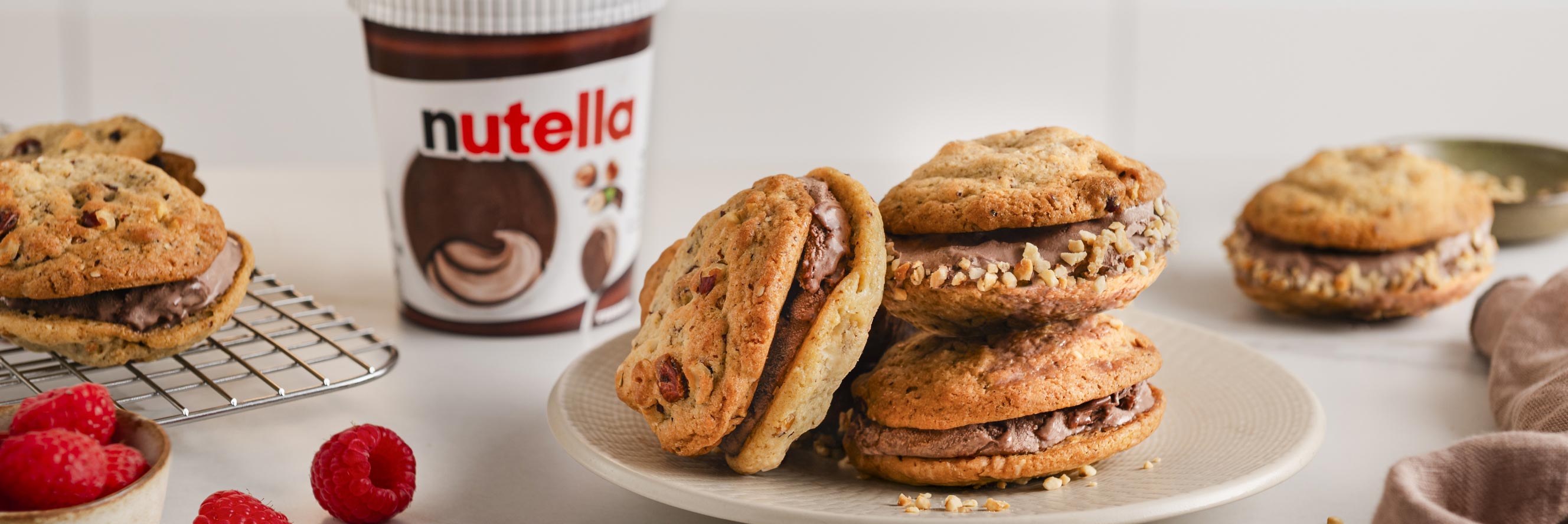 Nutella Eis BAUMSTRIEZEL MIT