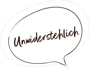 Sprechblase mit unwiderstehlich