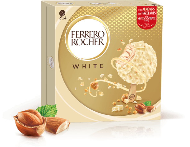 Ferrero Rocher White Eis 4er-Packung