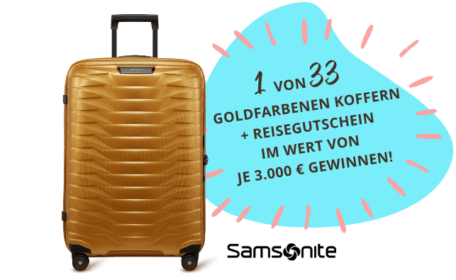 Gewinn von Goldener Koffer Promo