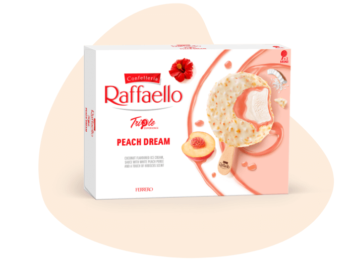 Raffaello Triple Peach Dream Eis Multipack