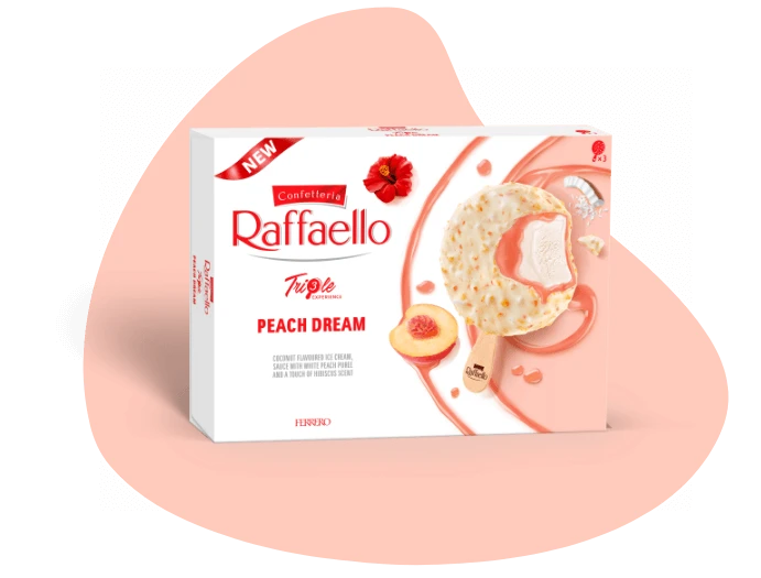 Raffaello Triple Peach Dream Eis Multipack