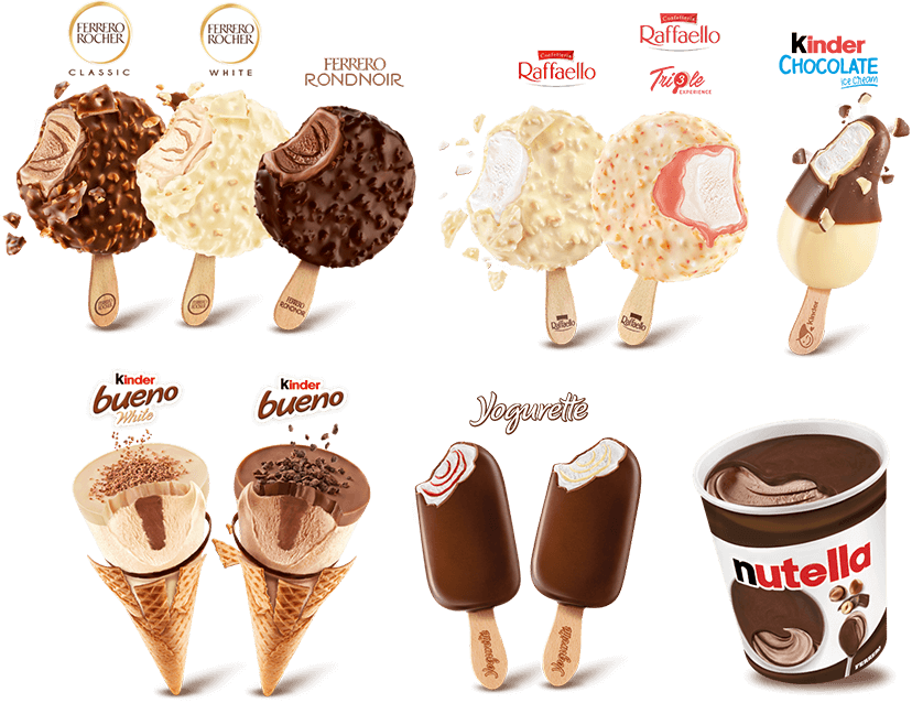 Bild von allen Ferrero Eis